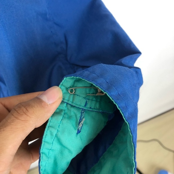 Vintage Style Windbreaker Jacket Full Zip - Picture 7 of 8